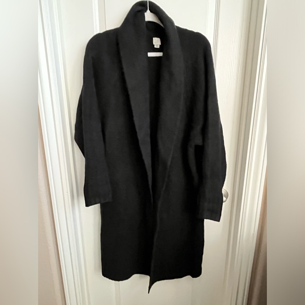 Sweater coat black size XS (runs very large)